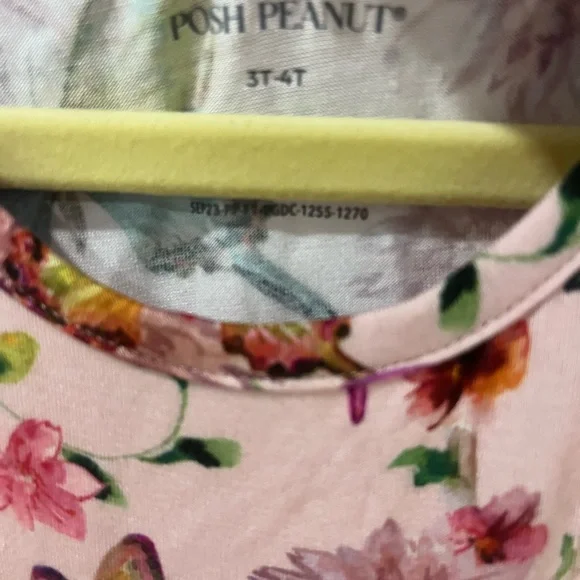 Posh Peanut Floral Pink Dress - Picture 3 of 3